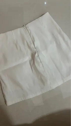 Short saia tecido bengaline