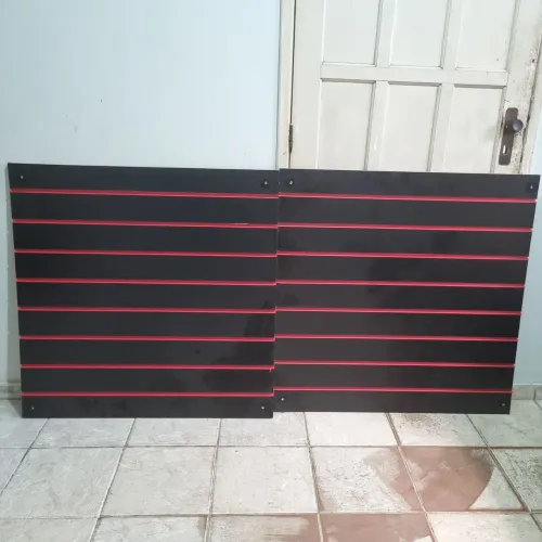 Painéis Canaletados MDF +50 Suportes