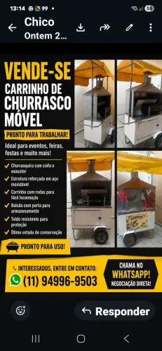 Carrinho de churrasco