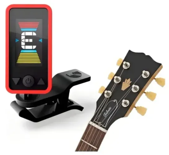Afinador Cromático Vermelho D'Addario Eclipse PW-CT-17RD