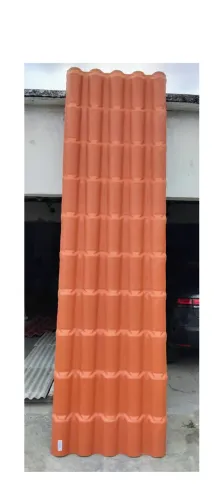 Telha PVC colonial cerâmica (3,28 x 0,86cm / 2mm) - (5,28m x 0,86cm / 2mm)