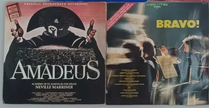 Discos de Vinil de Opera Trilha Sonora Bravo! e Amadeus