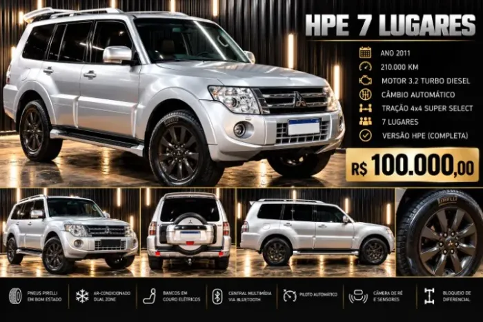 Mitsubishi Pajero HPE Full 3.2 4X4 T.i.dies. 5P AUT 2011