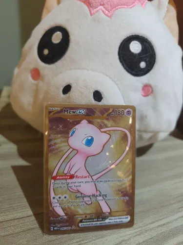 CARTA POKEMON MEW EX METAL
