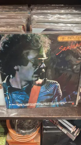 disco de vinil LP da coletânea "The Best of Santana".