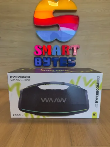 Caixa de Som | WAAW BY ALOK | 180 W | Bluetooth | Garantia