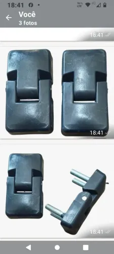 Dobradiças para capota de fibra