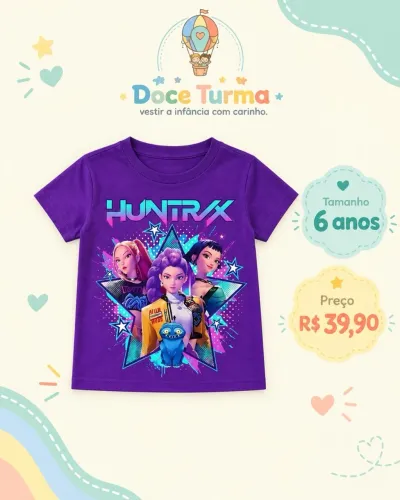 Camiseta Huntrix Infantil