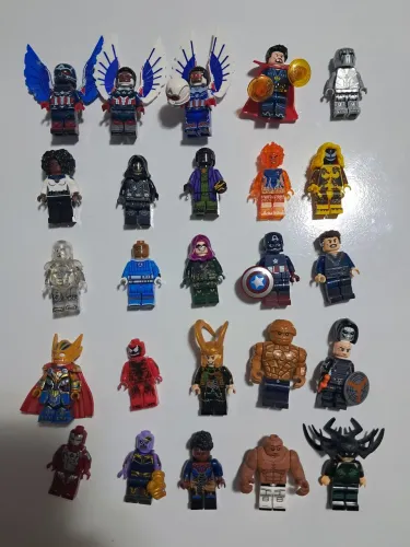 Minifiguras bloco de montar compatível Lego - Diversos