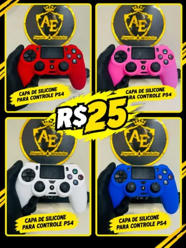 Capa de Silicone para controle Ps4