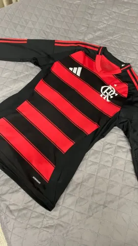 Camisa I Flamengo 2025 Original Manga Longa - M