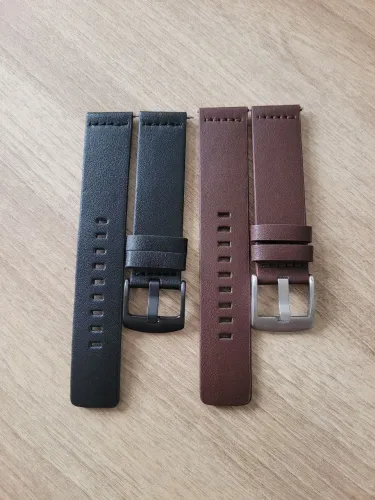 Pulseiras 20mm Couro Genuíno Amazfit Haylou Active