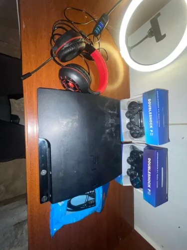 PS3 desbloqueado + Headset gamer