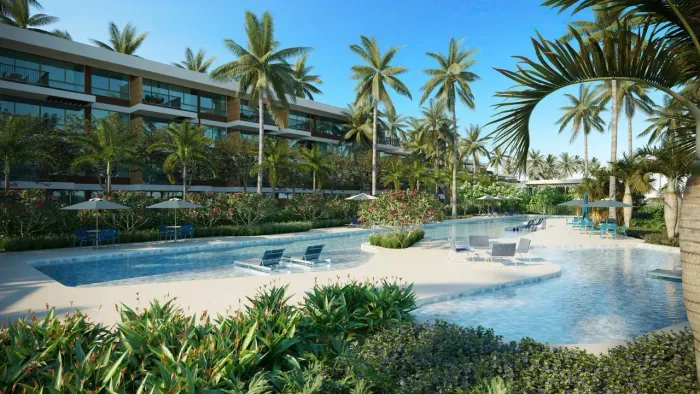 Praia dos Carneiros, Tamandaré Apartamento 44 m², 1 quarto, piscina e quadra poliesportiv
