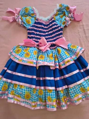 Vestido infantil 2 a 3 anos 