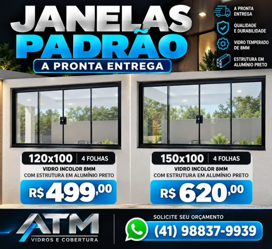 JANELAS A PRONTA ENTREGA