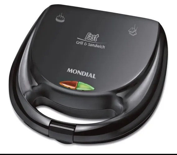 Sanduicheira Fast Grill e Sandwich Mondial 750W - S-12