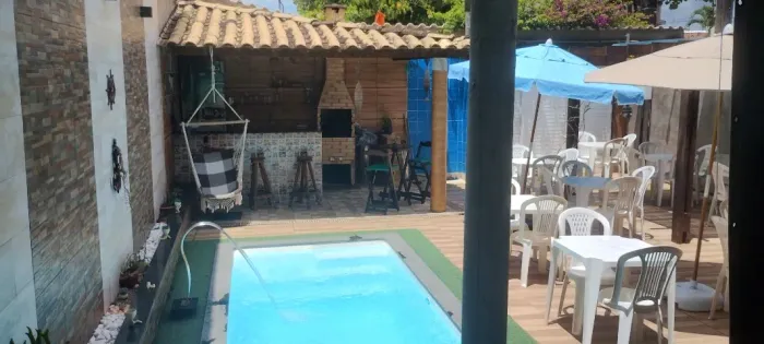  Casa com Área de Lazer com Estrutura Completa! Descanso e Diversão pra toda Família! 