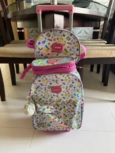 Kit escolar MOCHILHA,LANCHEIRA ESTOJO
