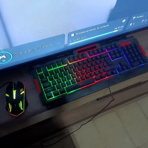 Teclado mecânico é mouse gamer