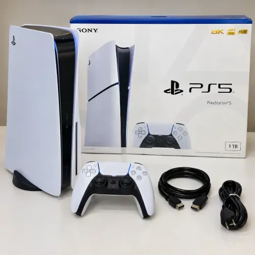 ? PS5 Slim 1TB Completo + 1 Controle | Excelente Estado