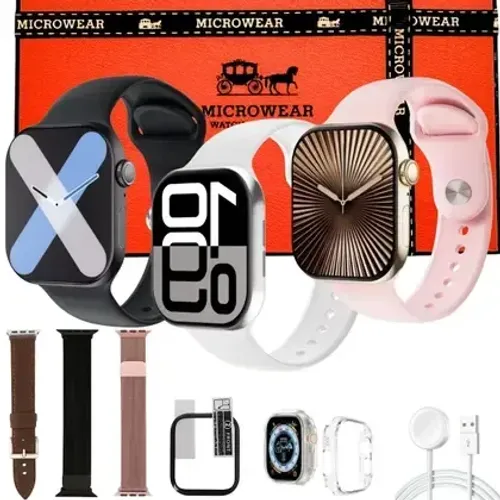 Smartwatch W11 Mini Pro 2026 responde WhatsApp por voz com IA, AMOLED e NFC