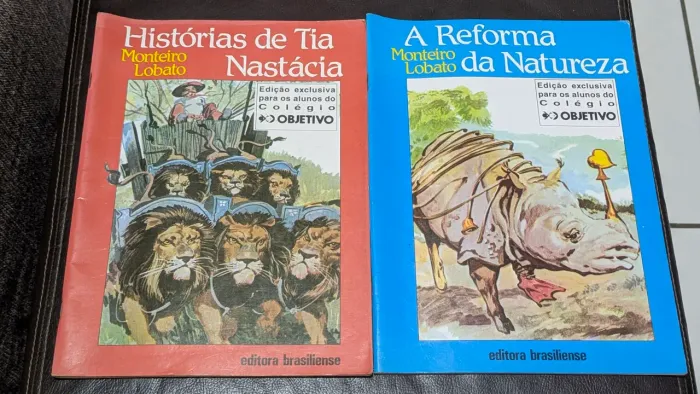 Lote 2 Livros Monteiro Lobato - Edições Especiais (Bem Conservados