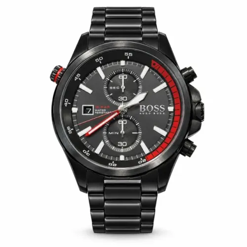 Relógio Masculino BOSS by Hugo Boss Globetrotter Ref. 1513825 46mm, Pulseira De Aço Inoxid