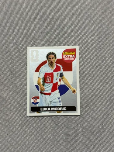 figurinha Extra Sticker prata do Luka Modric