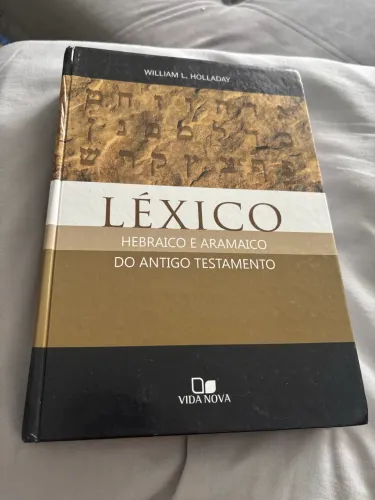 Livro léxico hebraico aramaico do antigo testamento 