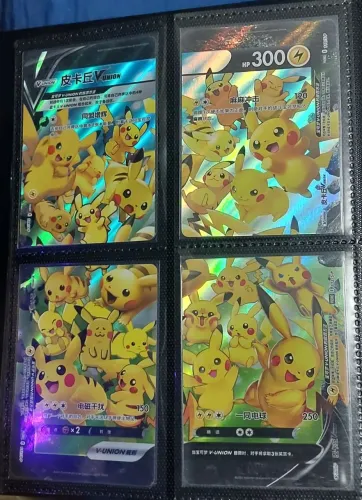 Carta Pokémon Pikachu V Union promo Idioma chinês