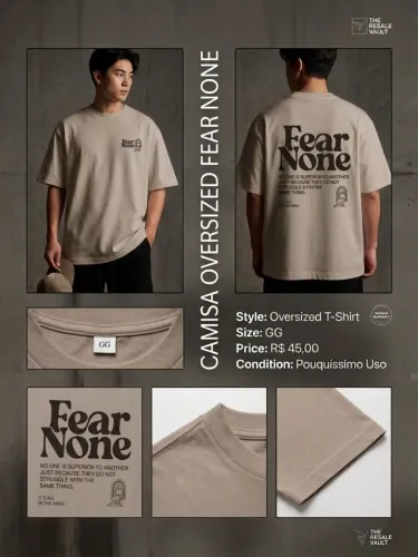 Camisa Oversized LED ? Usada 