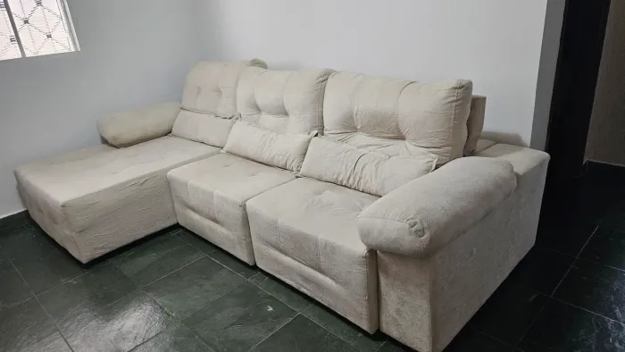 Sofá 3 Lugares Retrátil