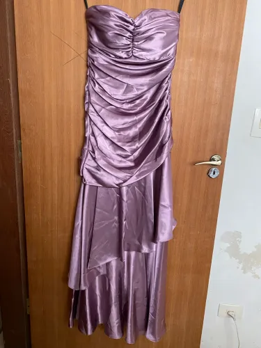 Vestido longo tomara que caia