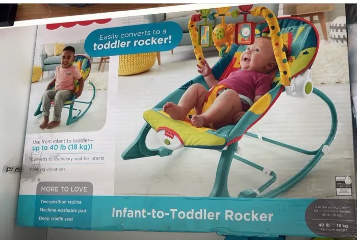 Cadeira de Balanço Fisher-Price Infant-to-Toddler Rocker ? NOVO NA CAIXA!