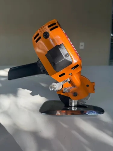 Máquina de corte de tecidos de disco