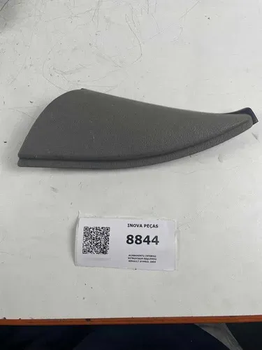 Acabamento Interno Retrovisor Esquerdo Renault Symbol 2009 Preto