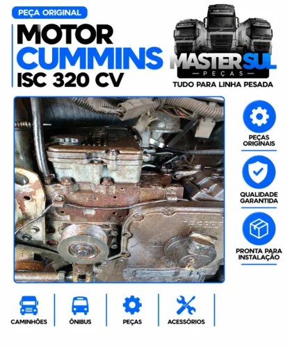 Motor Cummins usado ISC 320 CV original