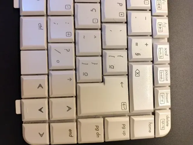 Teclado para Notebook NSK-HFD1B (branco)