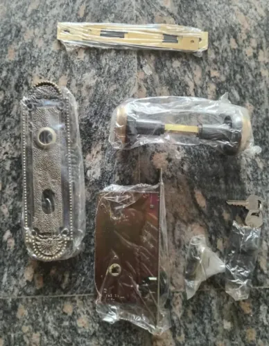 Fechadura Colonial Lafonte Vintage na caixa Nunca foi usada