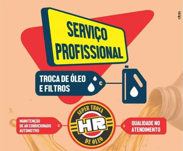 SUPER PROMOÇÃO TROCA DE ÓLEO HR.