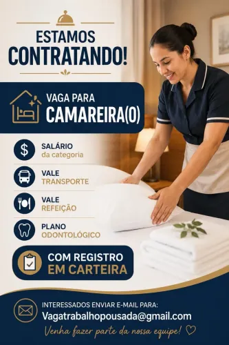 Vaga para camareira