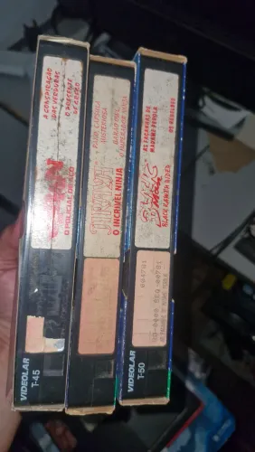 3 Vhs de tokusatsu originais