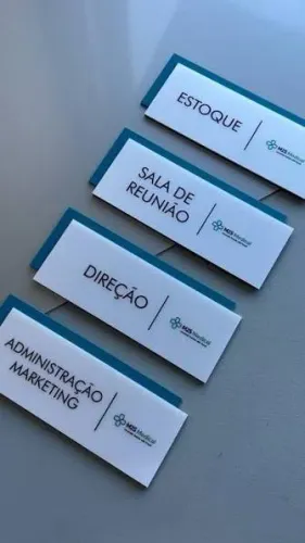 Plaquinhas personalizadas em PVC, Acrilico e ACM