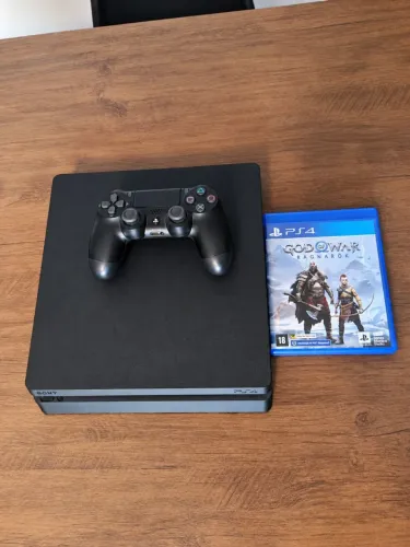 PS4 Slim 1TB + Controle Original + 2 Jogos | Muito Conservado