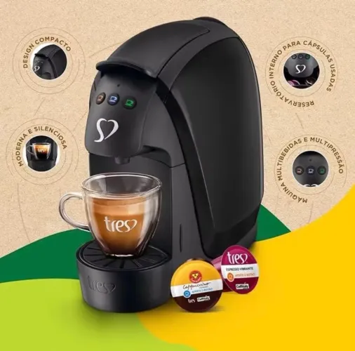 Cafeteira Luna- 3 corações