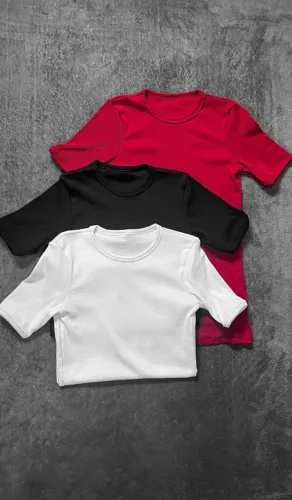 Camisa canelada masculina