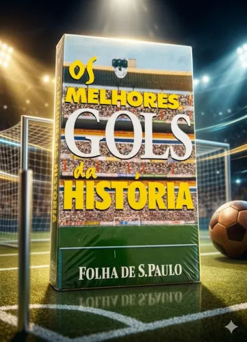 Fita VHS Lacrada "Os Melhores Gols da História do Futebol". Item de colecionador!