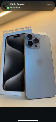 Iphone 15 pro max 512