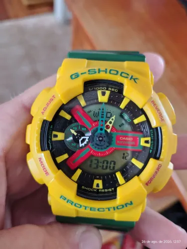 Relógio Casio g shock rastafari original